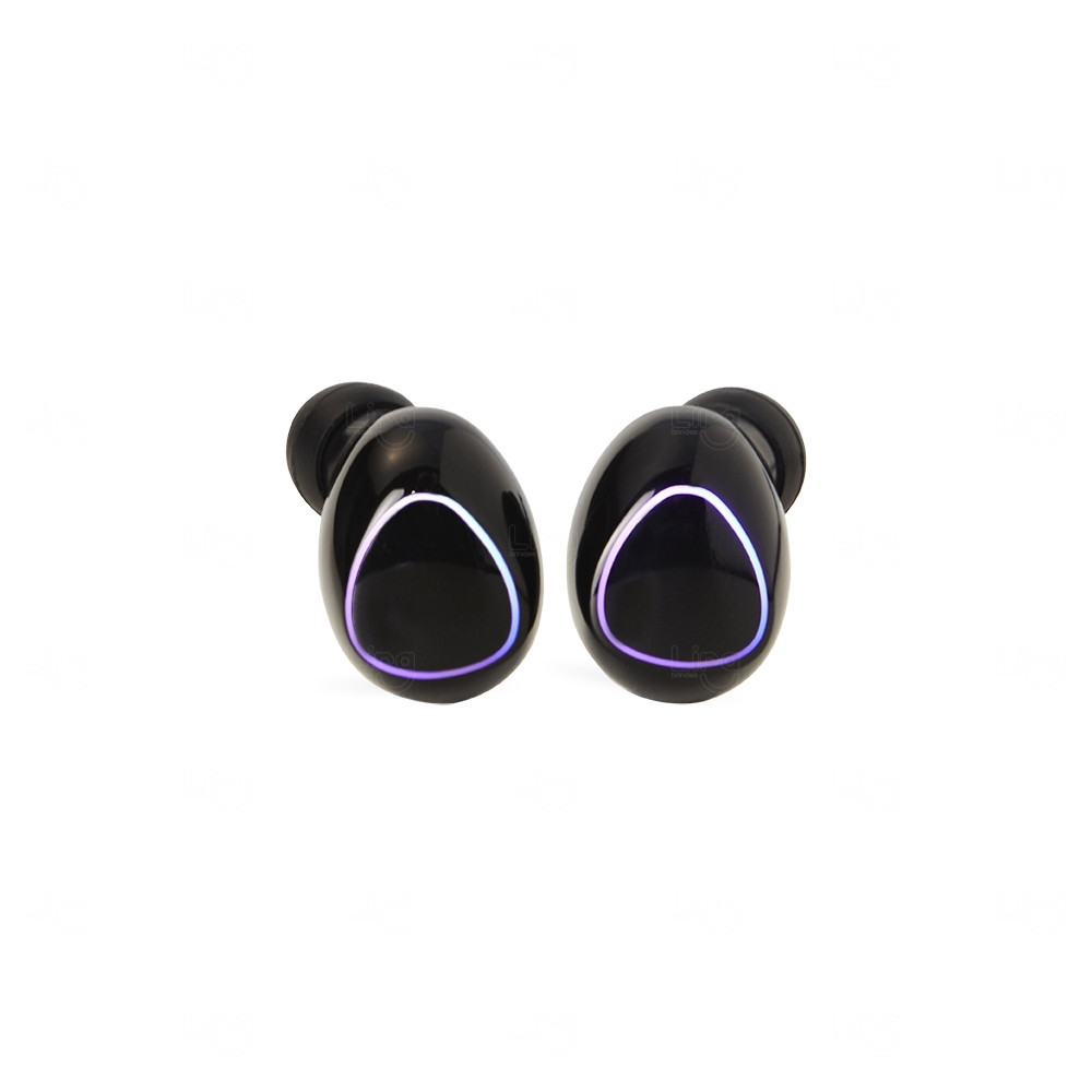 Fone de Ouvido Personalizado Bluetooth com Case Carregador 