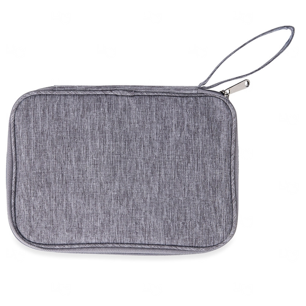 Case Organizador de Cabos Personalizado Cinza