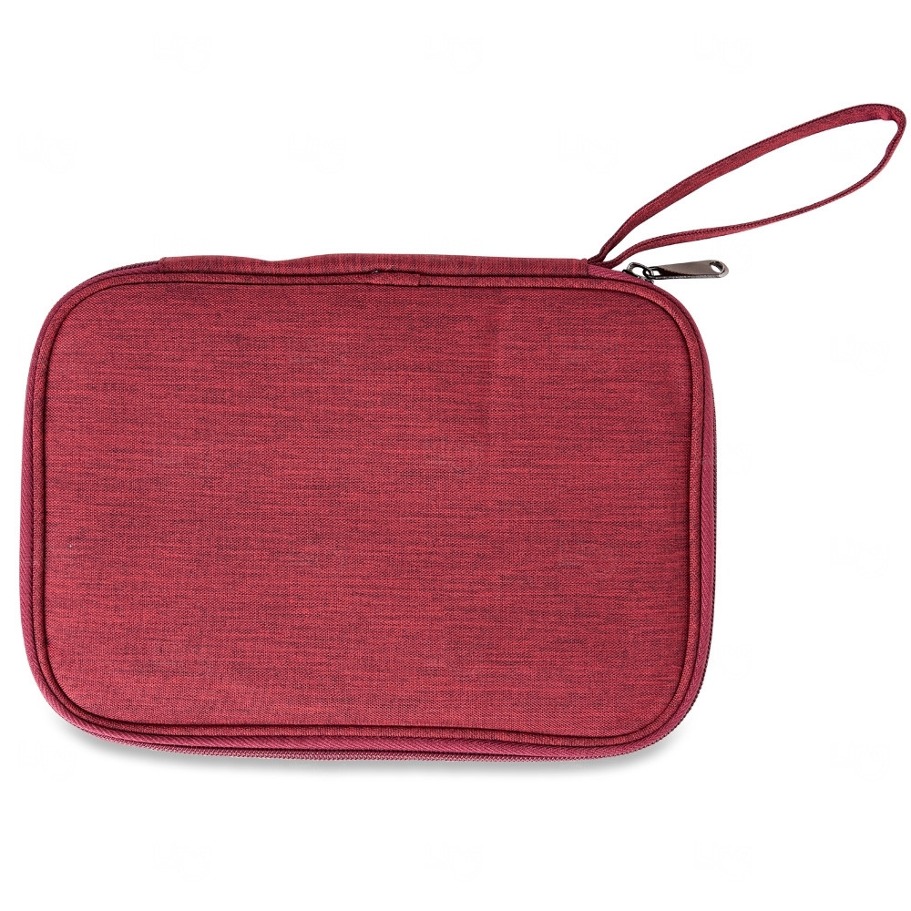 Case Organizador de Cabos Personalizado Vermelho