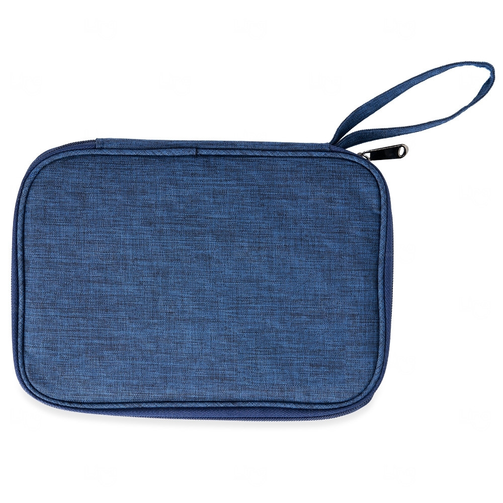 Case Organizador de Cabos Personalizado Azul