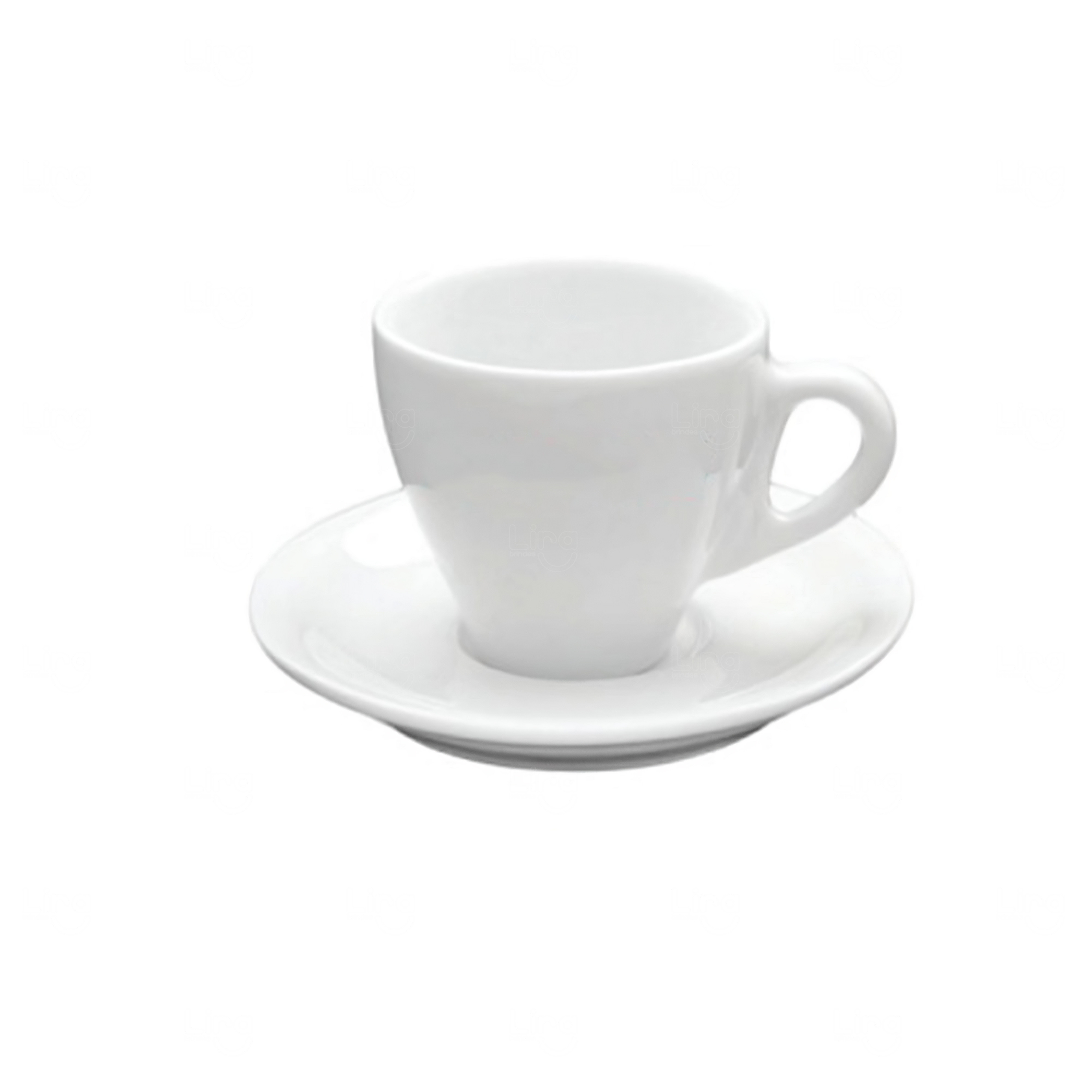 Xícara com Pires para café Personalizada - 80ml 