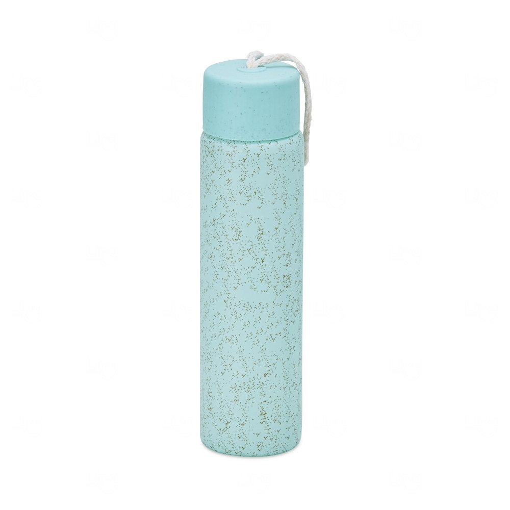 Garrafa de Vidro com Acabamento Natural Personalizada – 330ml 