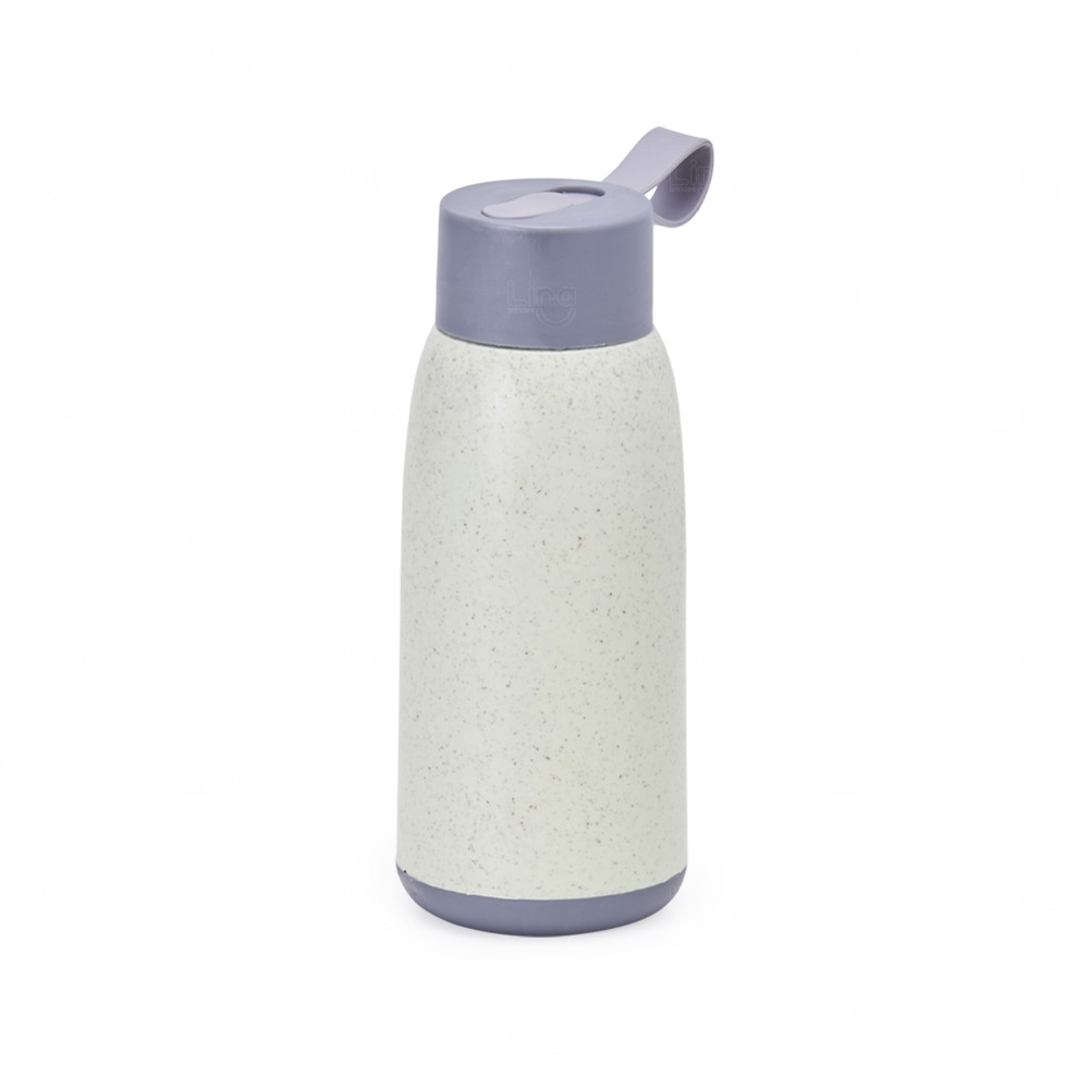 Garrafa de Vidro com Revestimento Fosco Personalizada - 350ml 