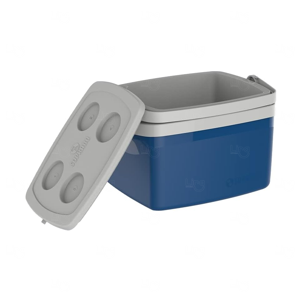 Caixa Térmica 12L com Porta-Copos Personalizado 