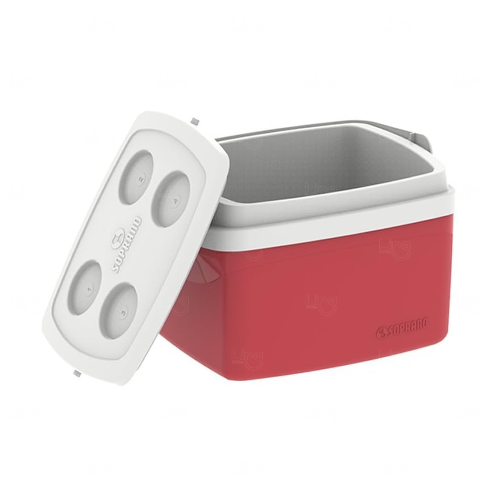 Caixa Térmica 12L com Porta-Copos Personalizado 