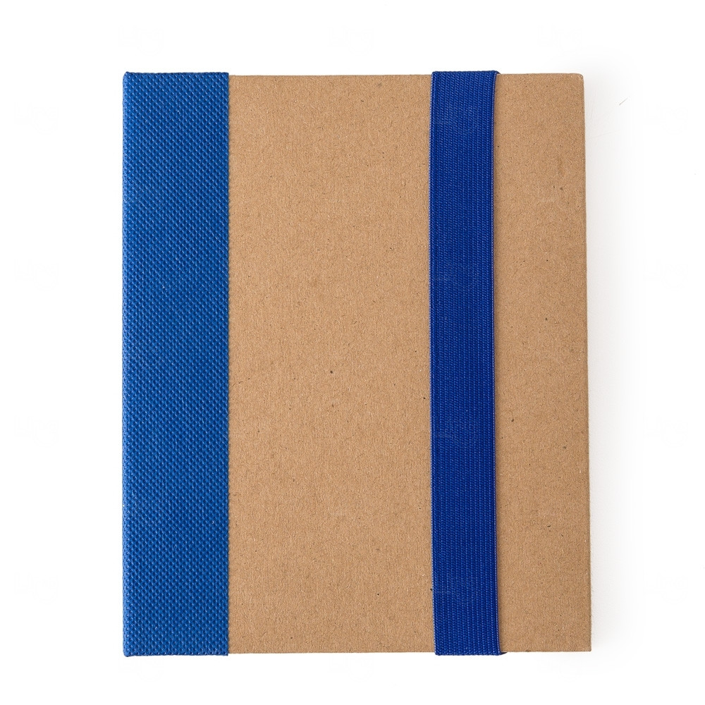Bloco de Notas Ecológico Post-it e Caneta Personalizado - 18x14cm Azul
