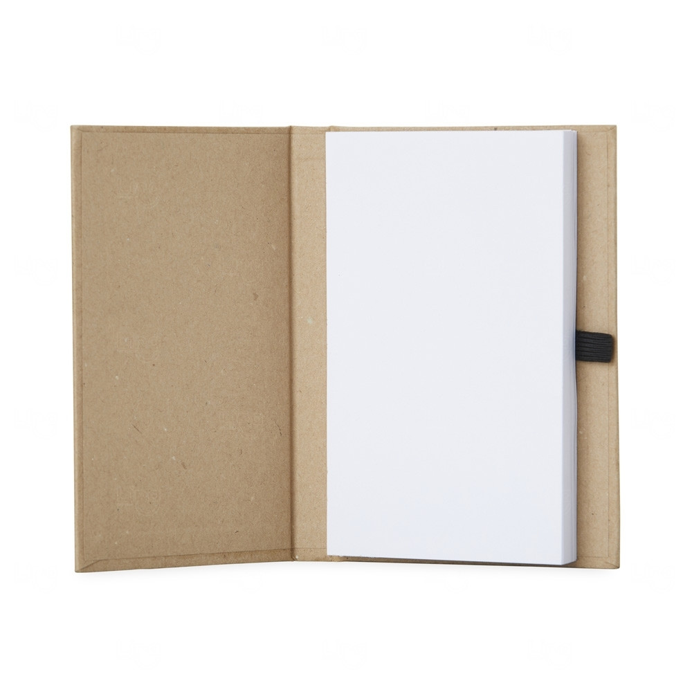 Bloco de Anotações Ecológico Kraft Personalizado - 14,2 x 9,8 cm 