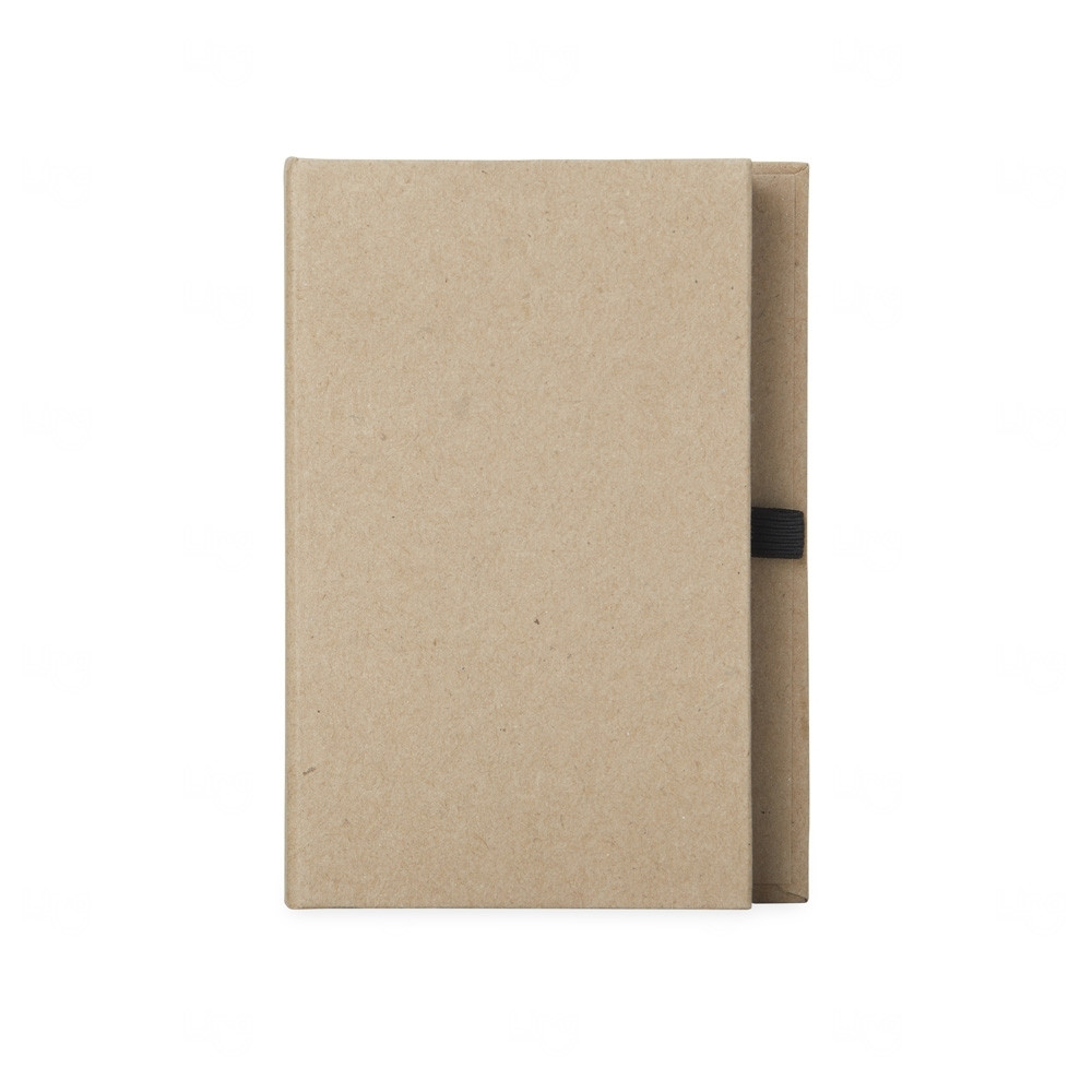 Bloco de Anotações Ecológico Kraft Personalizado - 14,2 x 9,8 cm 