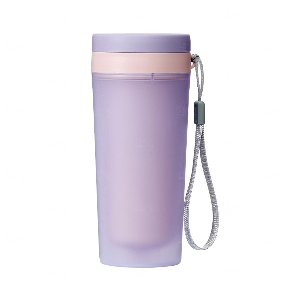 Copo Plástico Isotérmico 300ml com Alça Personalizado Roxo