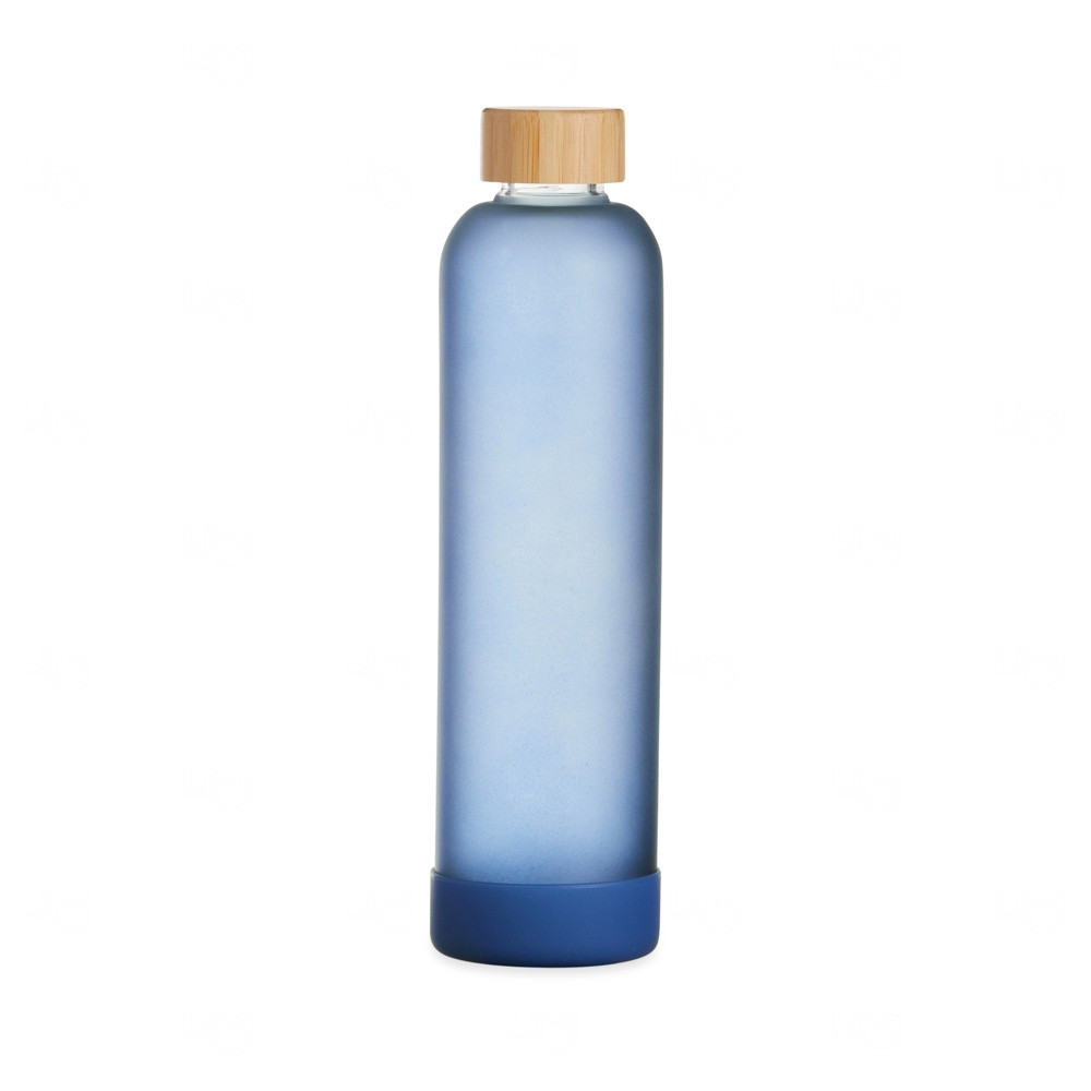 Garrafa de Vidro 1L - Personalizada Azul