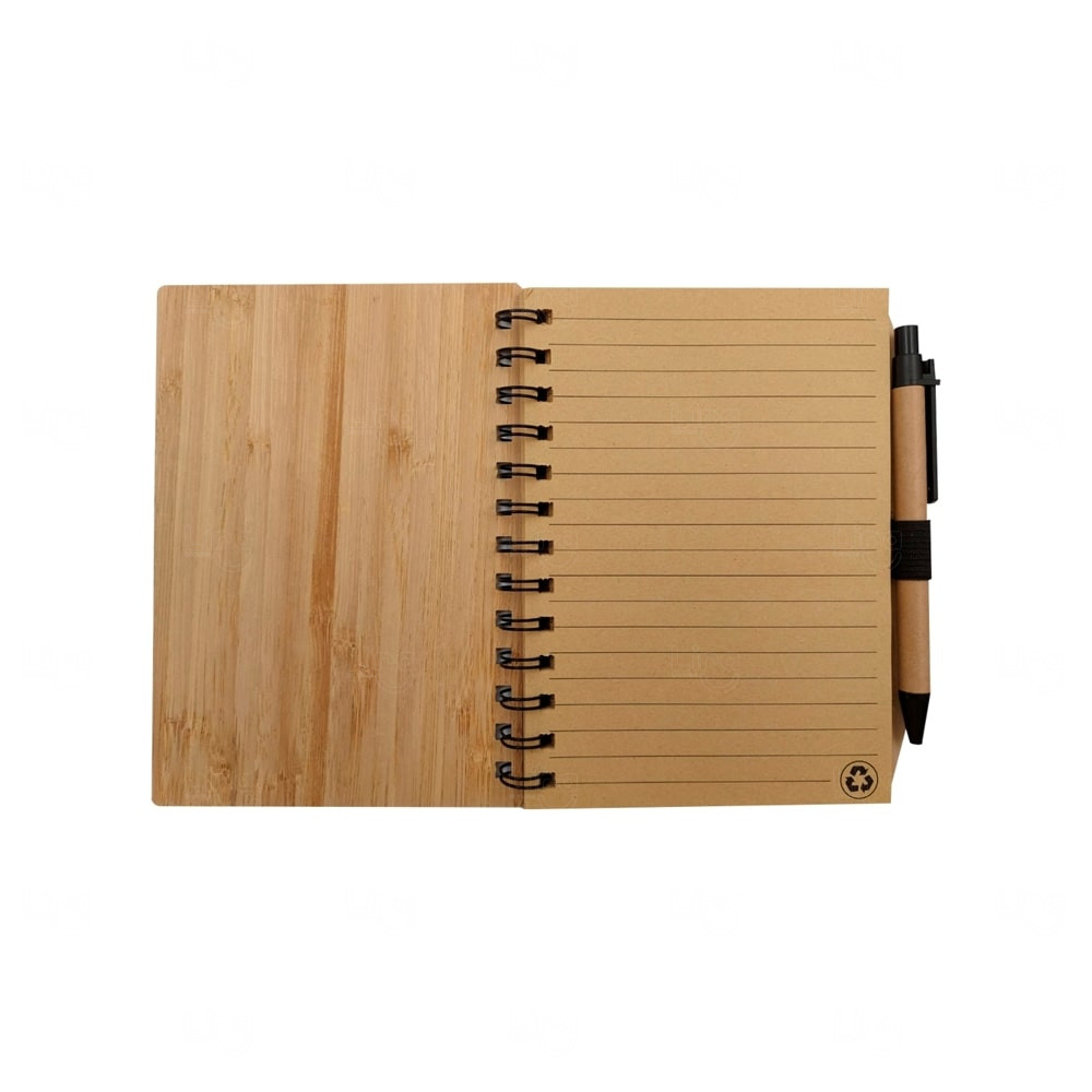 Caderneta Ecológica com Caneta Personalizada - 18 x 14 cm 