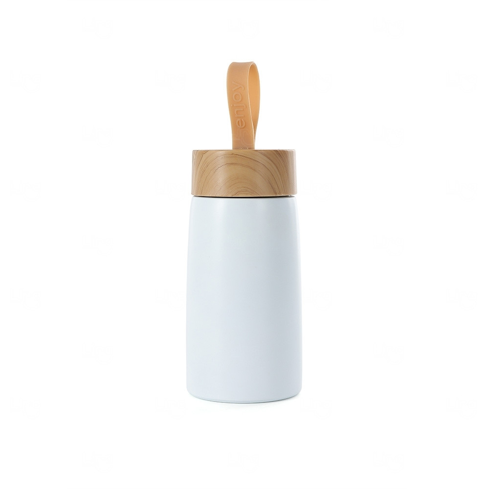 Garrafa Inox Parede Dupla Personalizada  - 250ml Branco