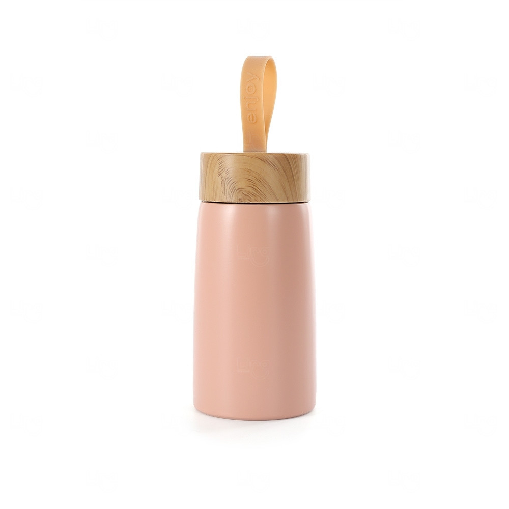Garrafa Inox Parede Dupla Personalizada  - 250ml Rosa