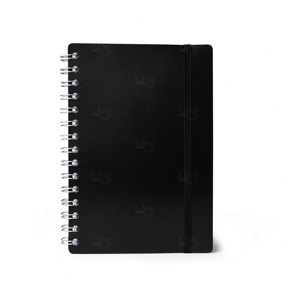 Agenda Diária 2026 com Espiral Personalizada - 20x14,6cm 
