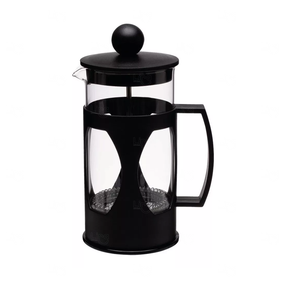Cafeteira Prensa Francesa Personalizada - 350ml Preto