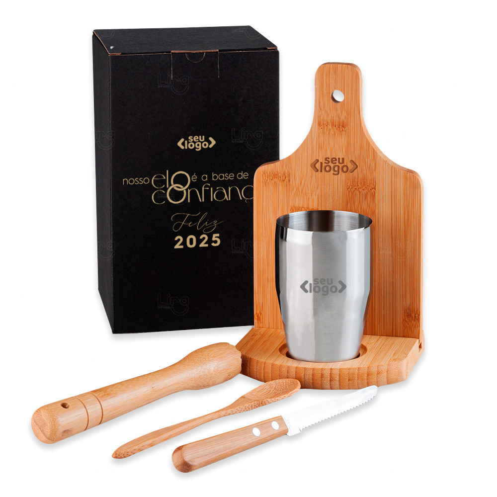 Kit Caipirinha 6 Peças Personalizado 