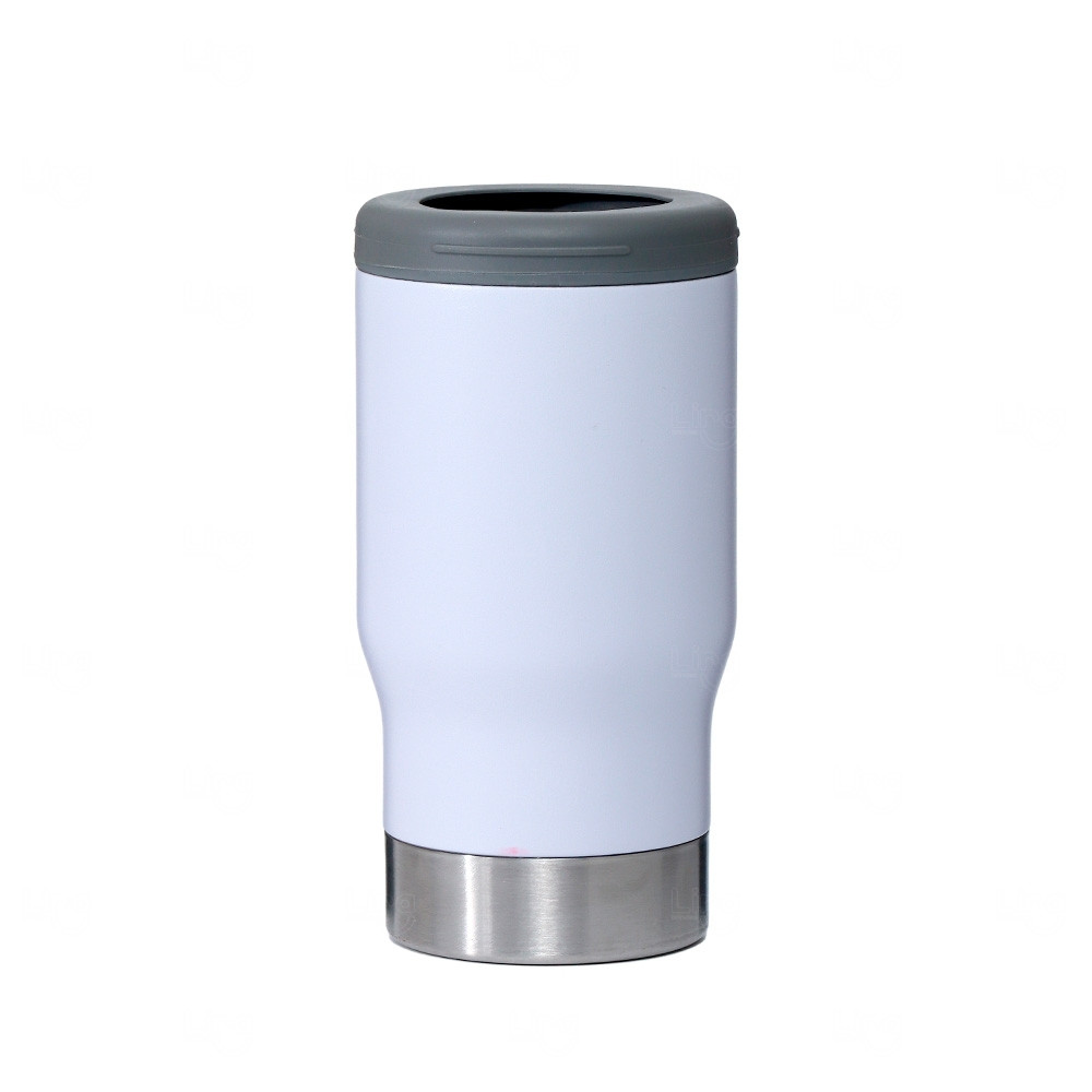 Copo Térmico Multiuso 380ml com Abridor Personalizado Branco