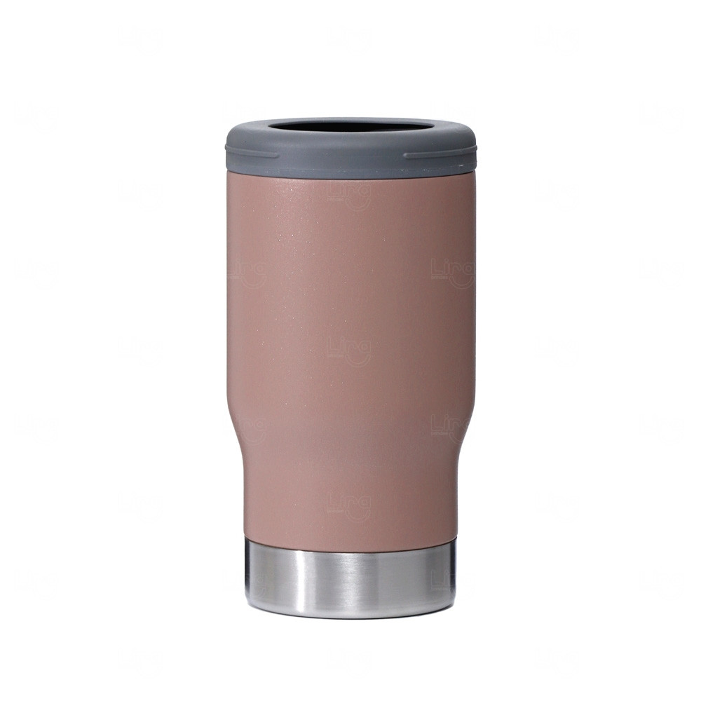 Copo Térmico Multiuso 380ml com Abridor Personalizado Bronze Escuro