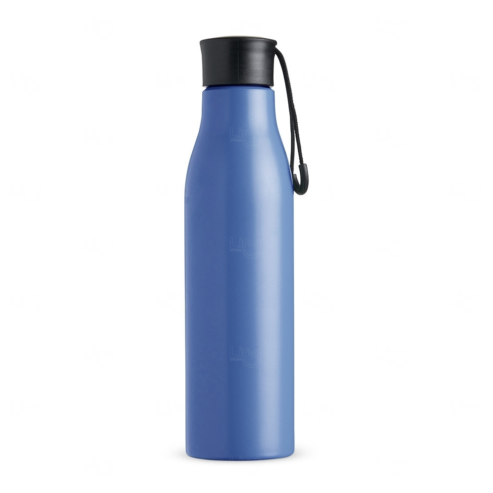 Garrafa Inox 800ml Personalizada Azul