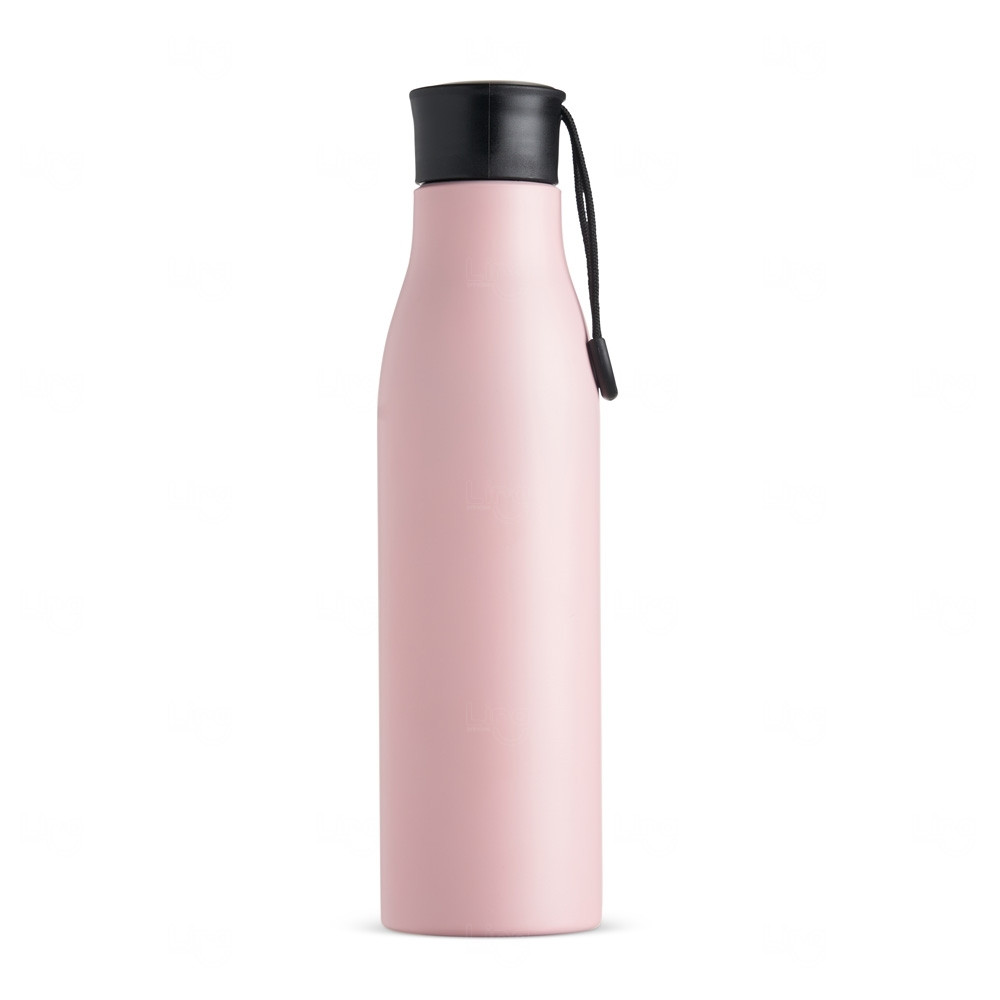 Garrafa Inox 800ml Personalizada Rosa