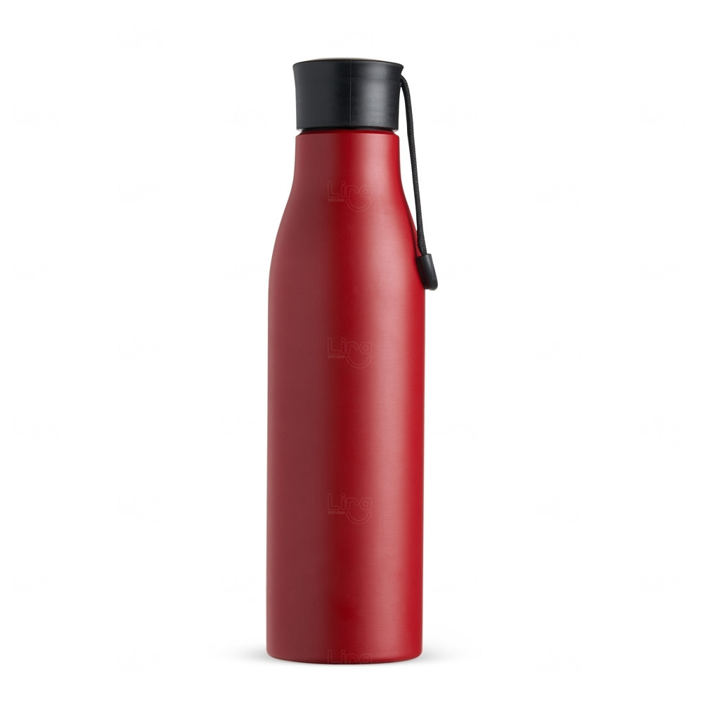 Garrafa Inox 800ml Personalizada Vermelho