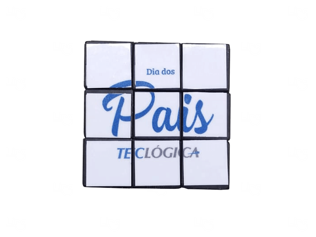 Cubo Mágico Personalizado - 5,5 x 5,5 cm 