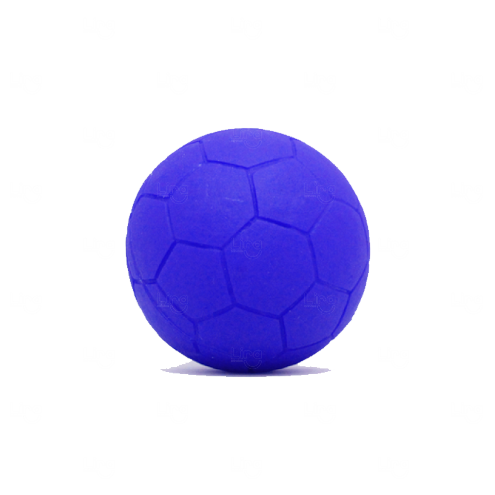 Bolinha de Futebol Personalizada com Gomos Marcados Azul