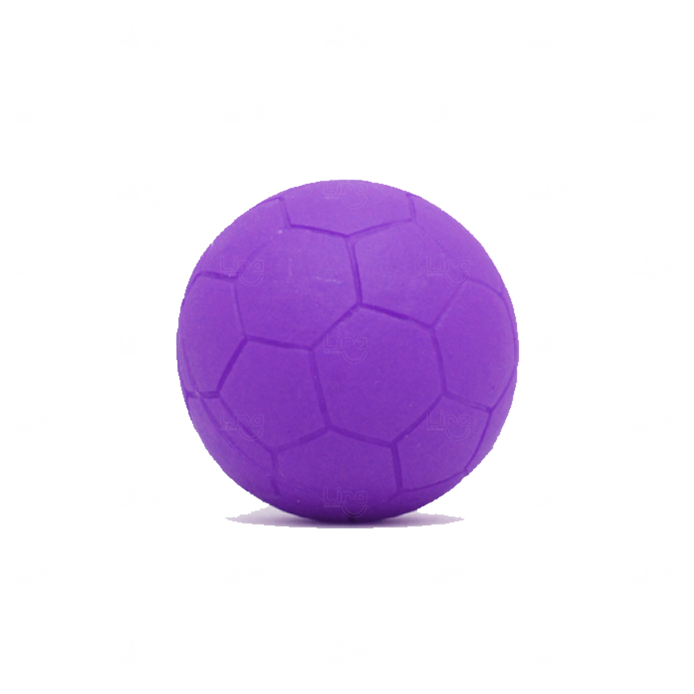 Bolinha de Futebol Personalizada com Gomos Marcados Roxo