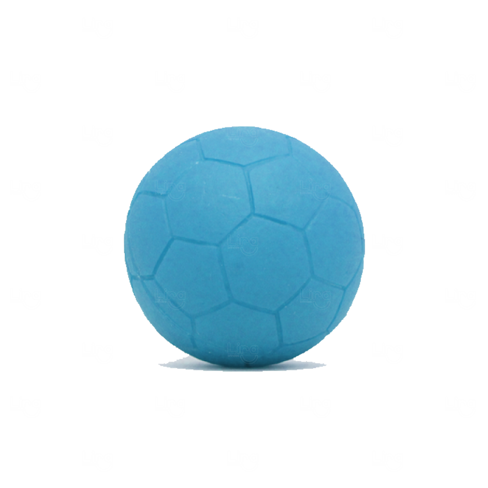 Bolinha de Futebol Personalizada com Gomos Marcados Azul Claro