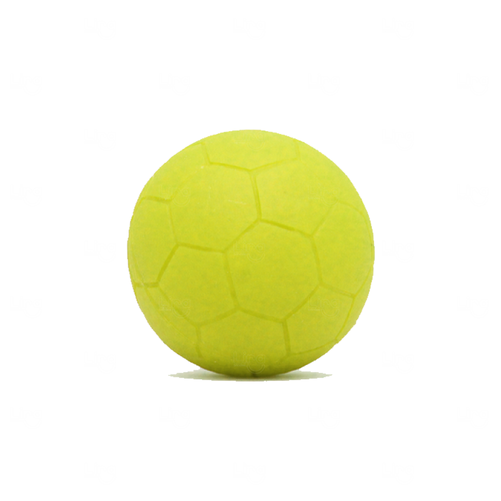 Bolinha de Futebol Personalizada com Gomos Marcados Amarelo