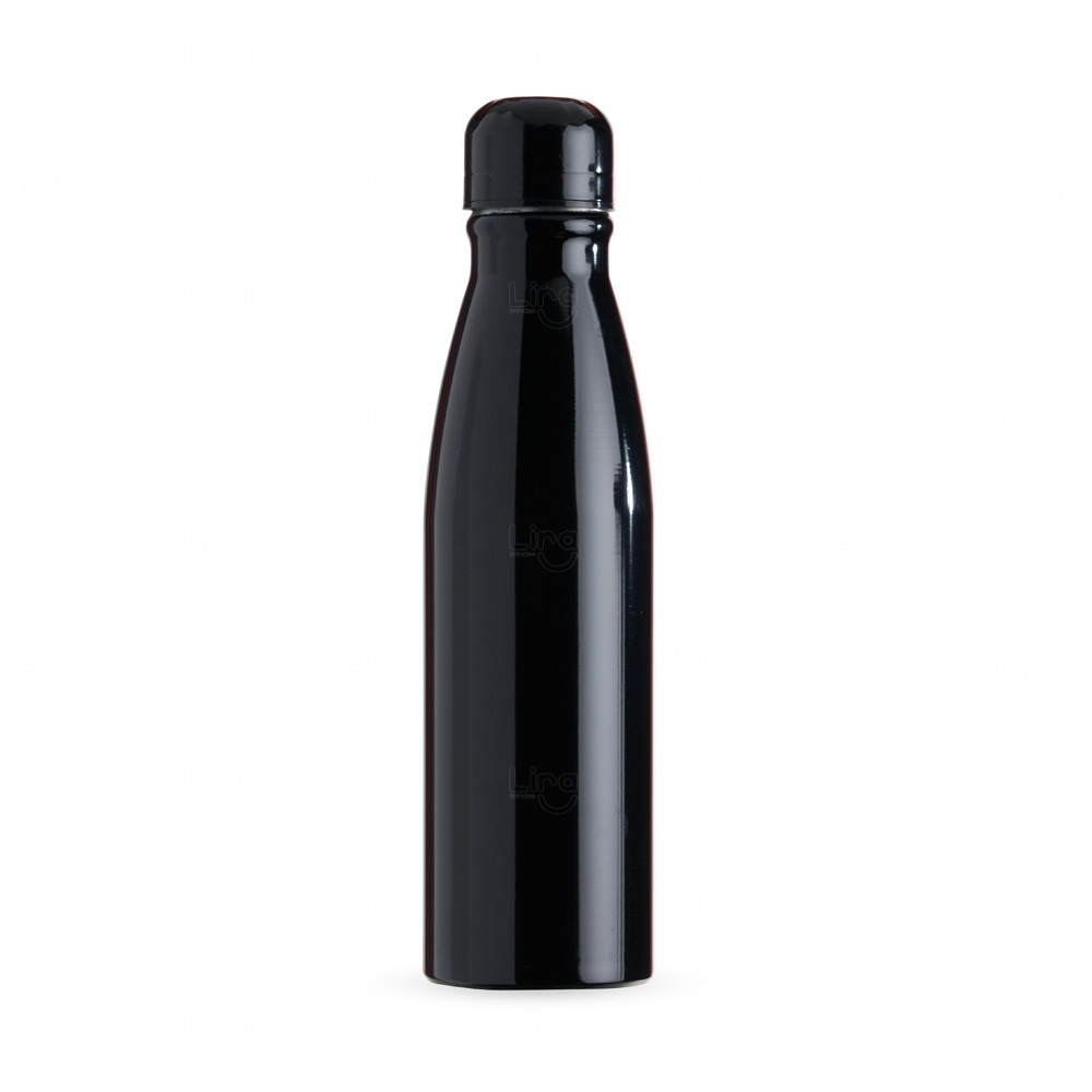 Garrafa Alumínio 630ml Personalizada Preto