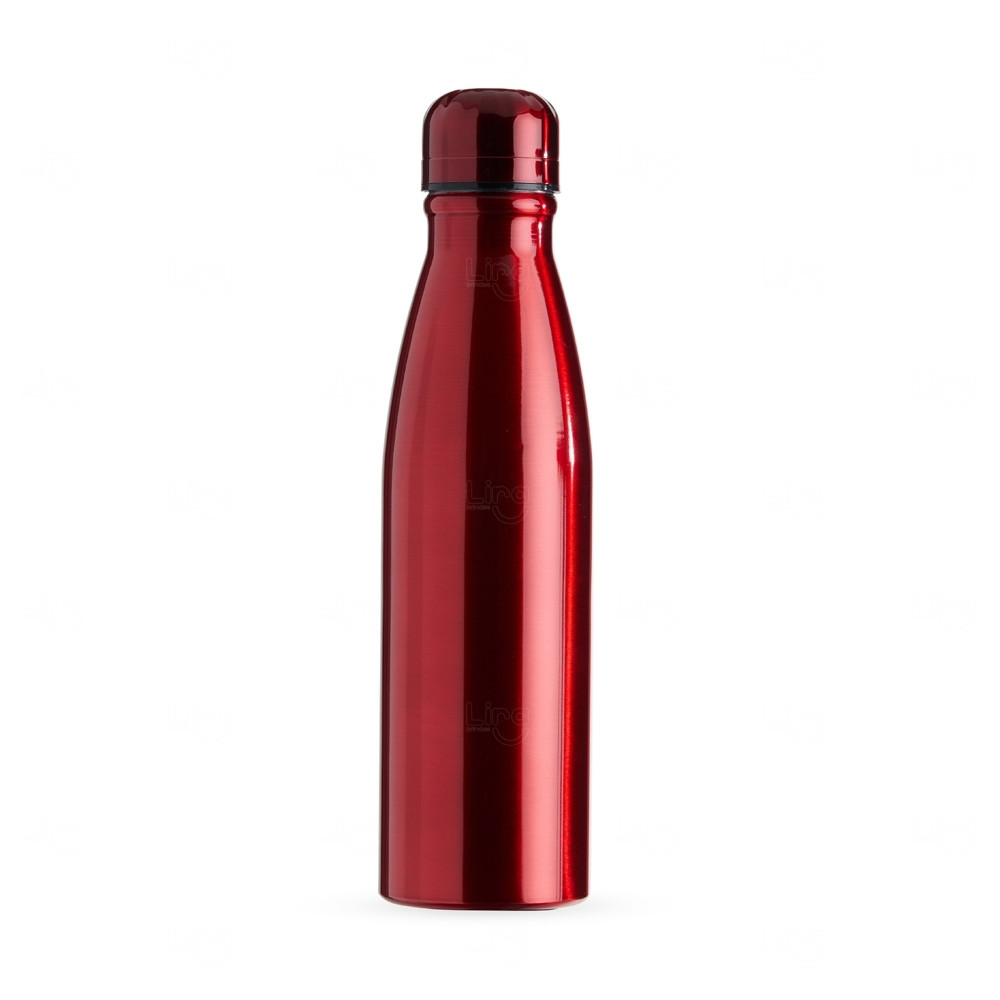 Garrafa Alumínio 630ml Personalizada Vermelho