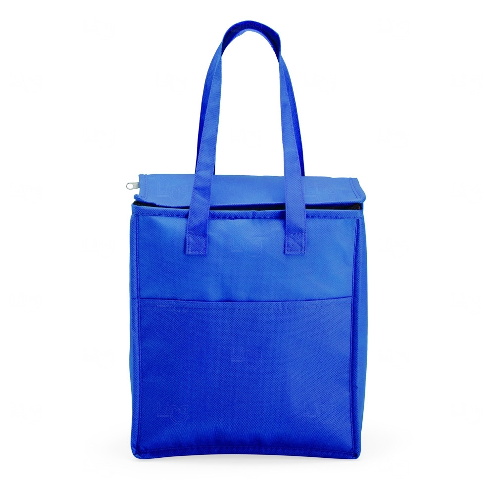 Bolsa Térmica 9 Litros em TNT Personalizada Azul