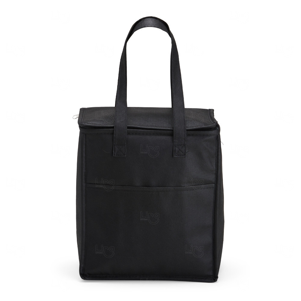 Bolsa Térmica 9 Litros em TNT Personalizada Preto