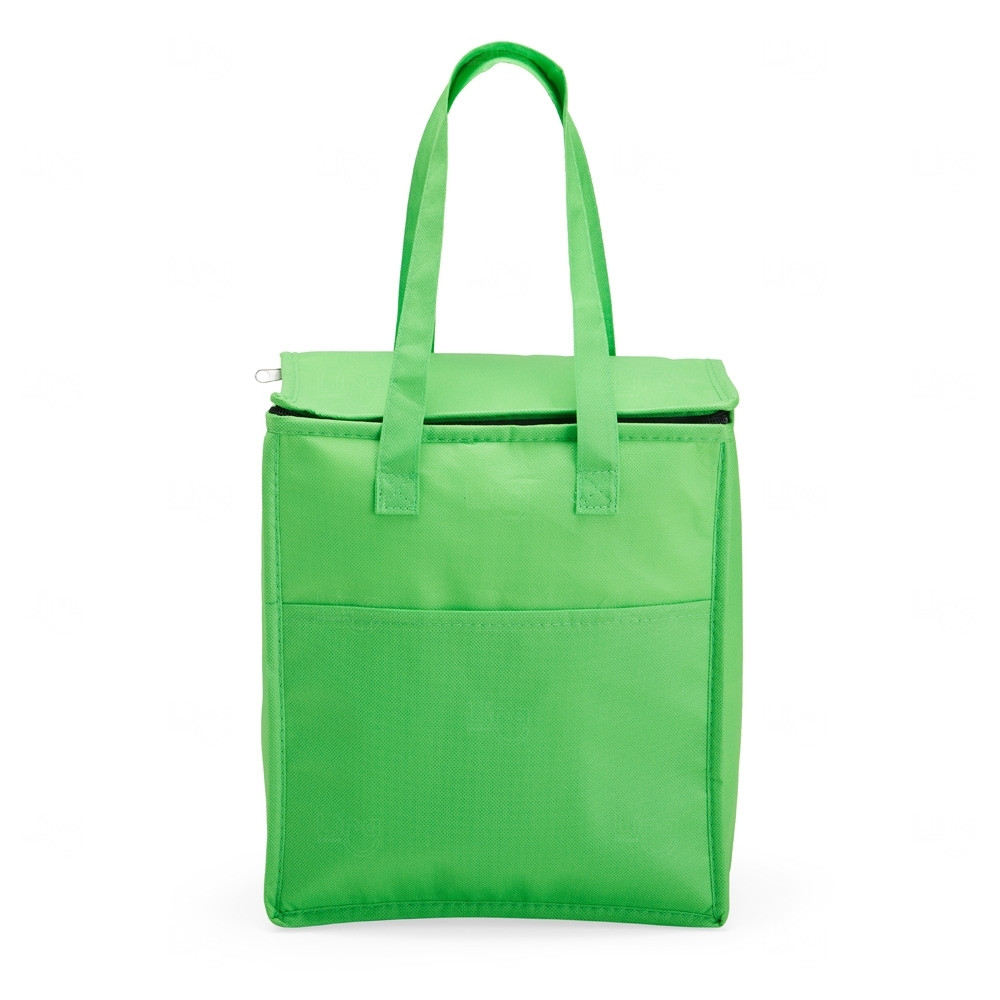 Bolsa Térmica 9 Litros em TNT Personalizada Verde