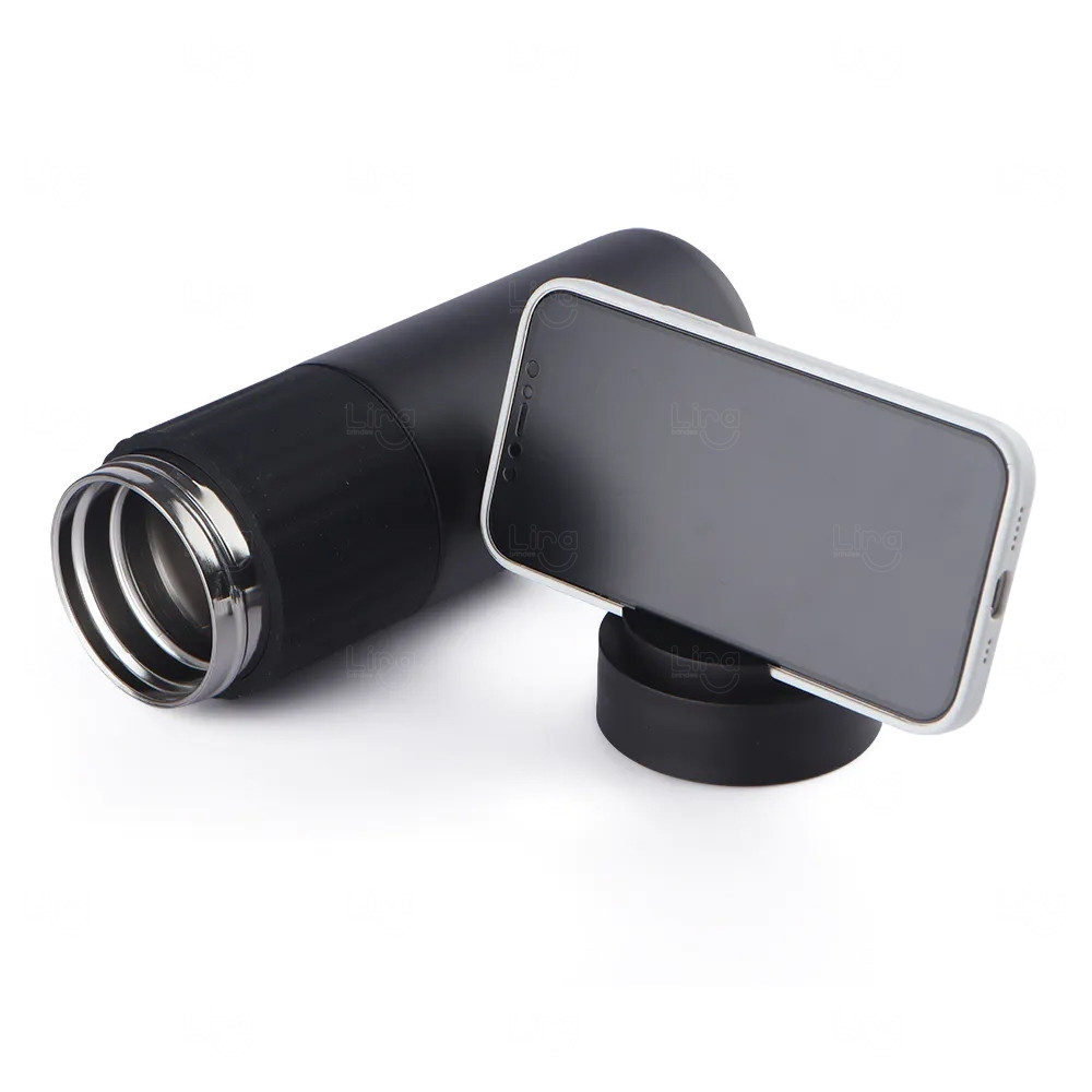 Garrafa Térmica Personalizada com Suporte para Celular - 500ml 