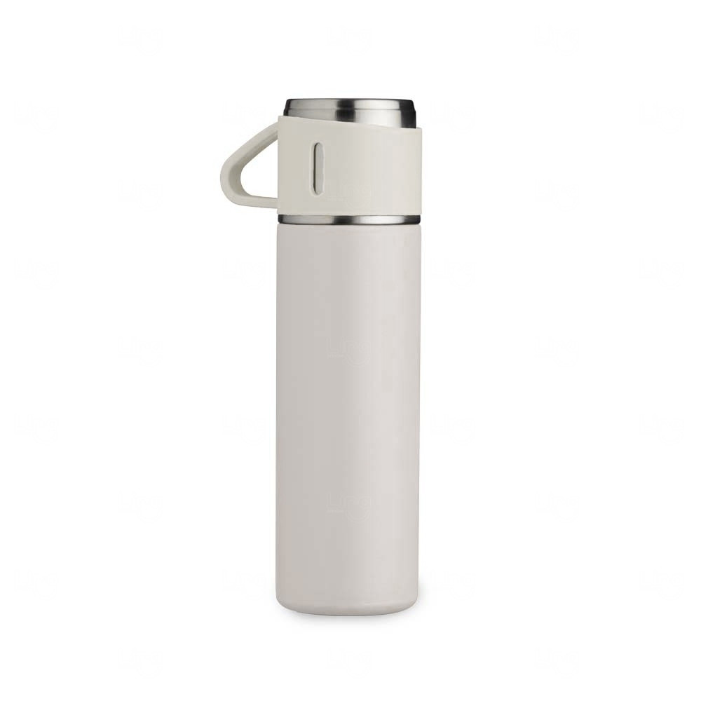 Kit Garrafa Térmica 450ml com Xícaras Personalizada 