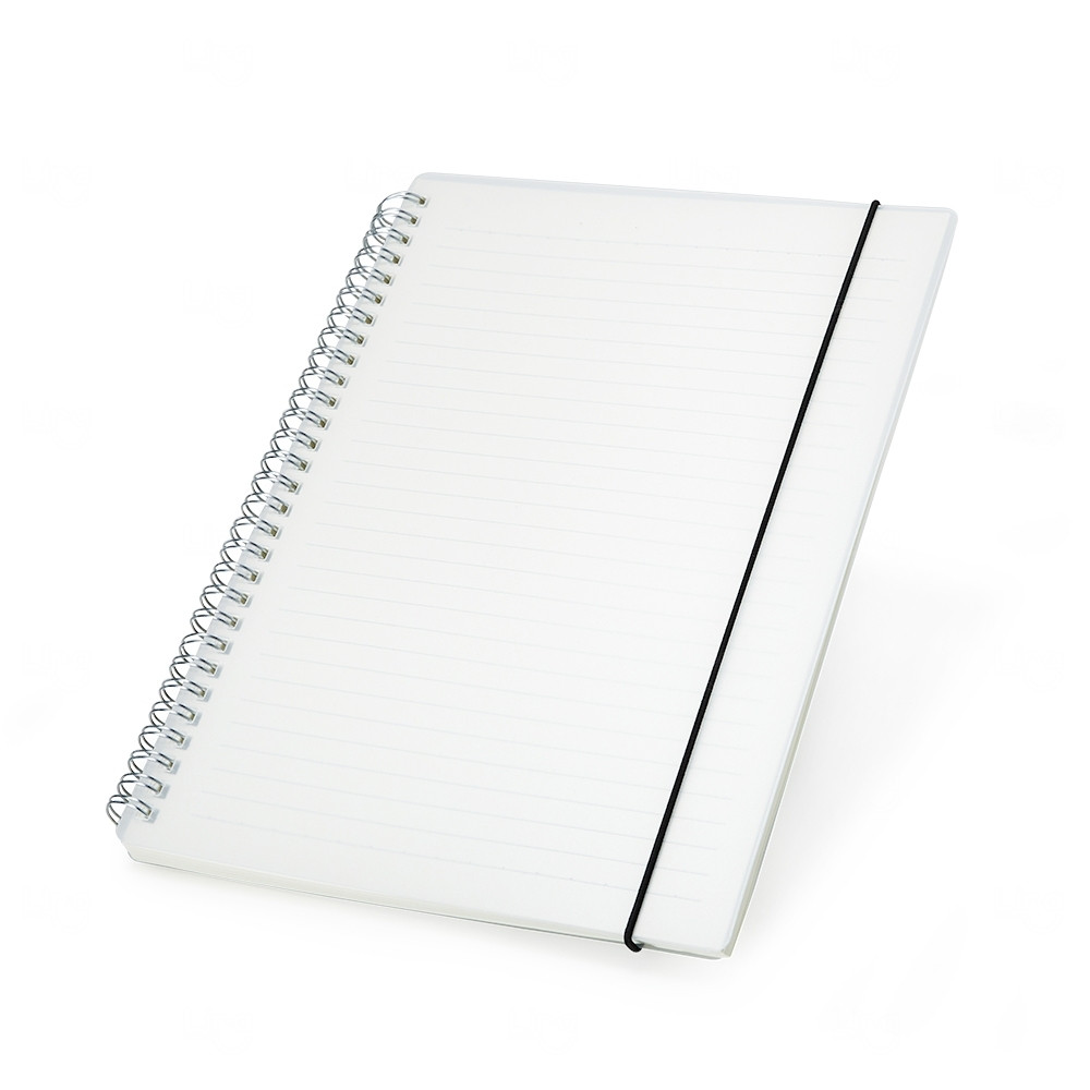 Caderno B5 com Capa Plástica Personalizado - 26 x 19 cm 