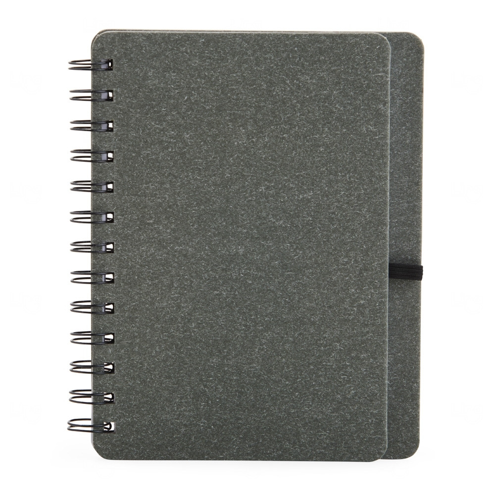 Caderneta B6 Kraft com Wire-o Personalizada - 17,5 x 13,5 cm 