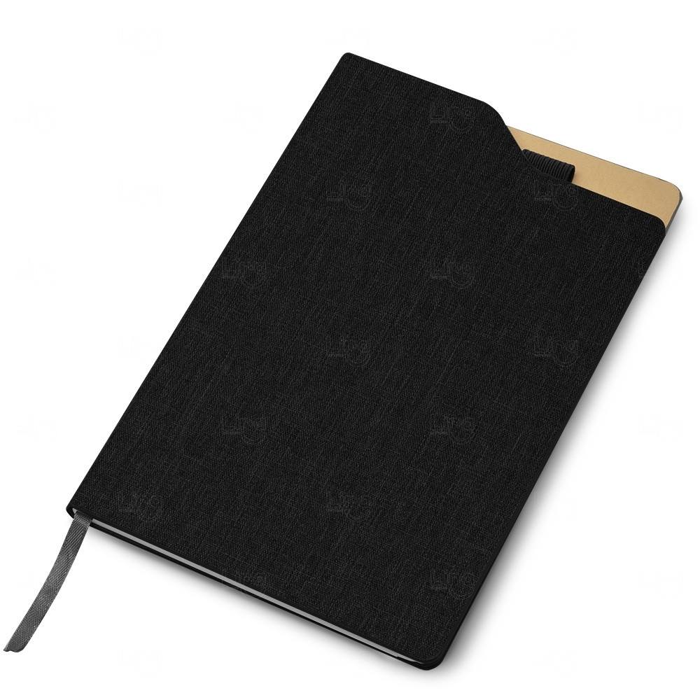 Moleskine Personalizado RPET - 21,3 x 14,7 cm Preto