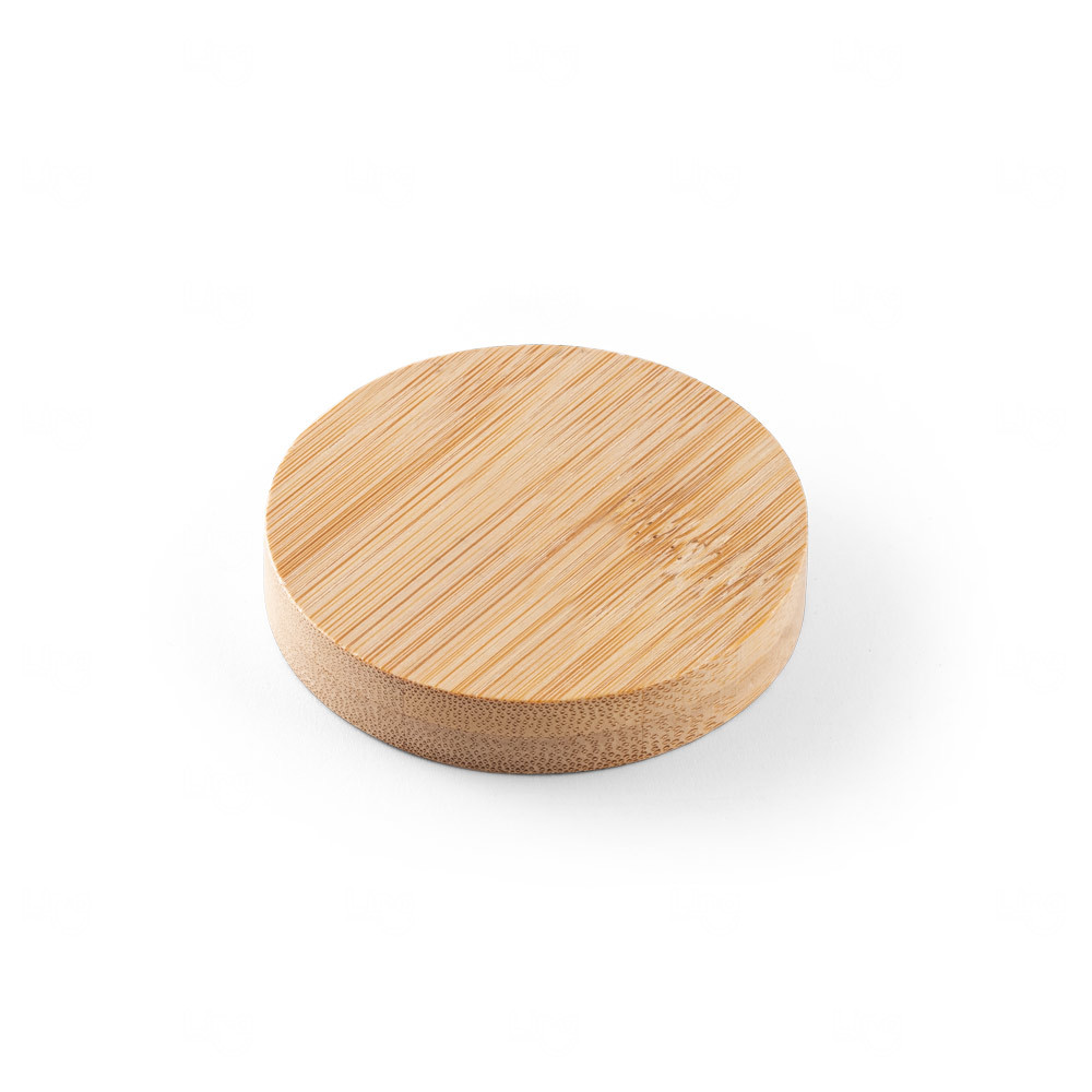 Porta-Copos em Bambu com Abridor e Imã Personalizado 