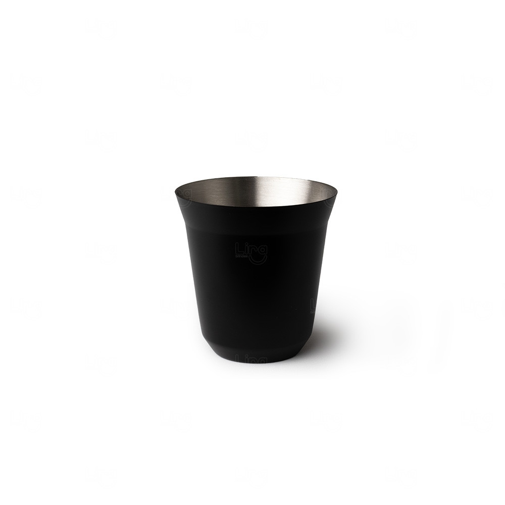 Copo Inox Personalizado - 150ml Preto
