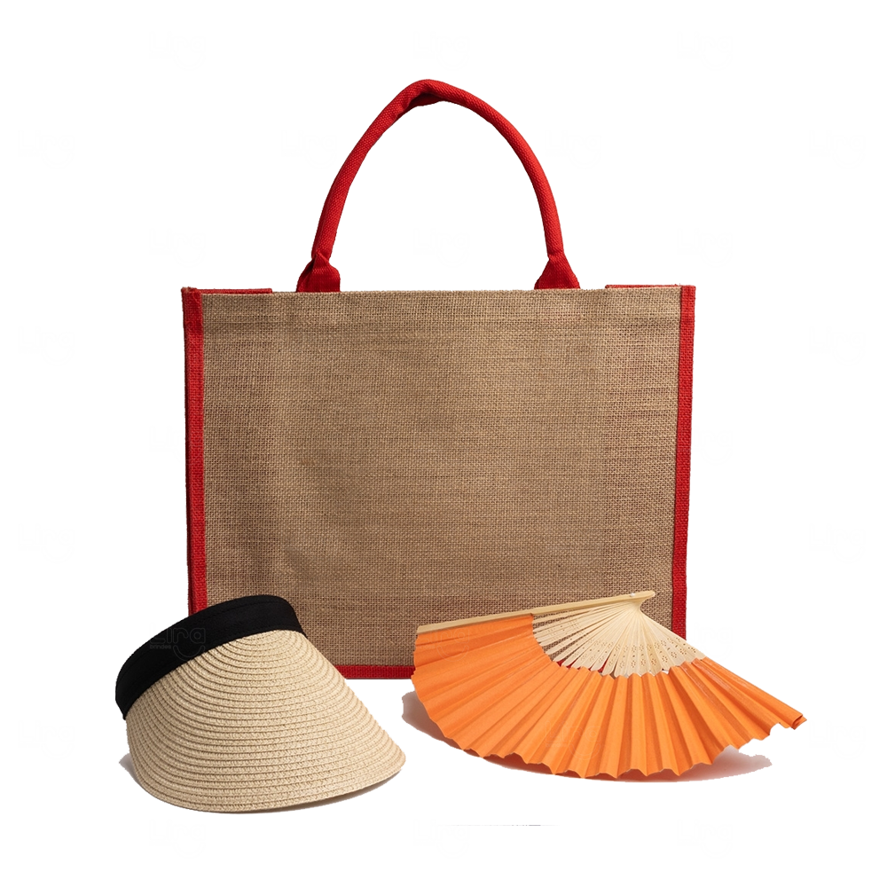 Kit Praia Ecológico Personalizado Natural