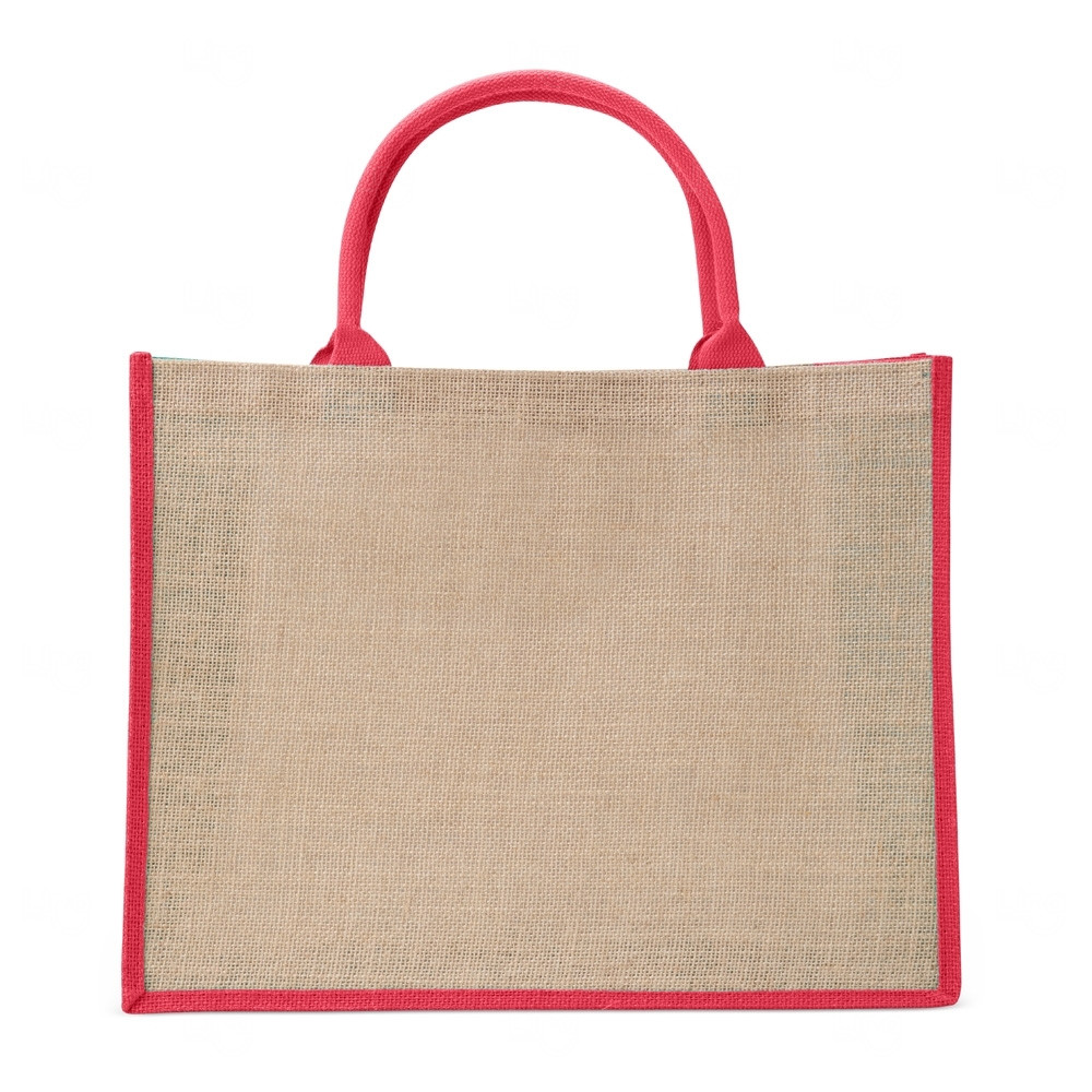 Sacola Ecológica de Juta Personalizada - 35 x 45 cm Vermelho
