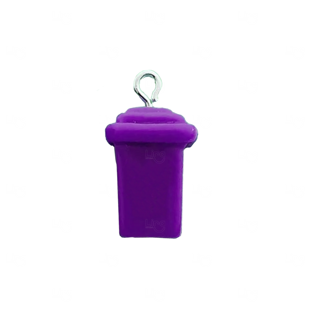 Chaveiro Lata de Lixo Personalizada 