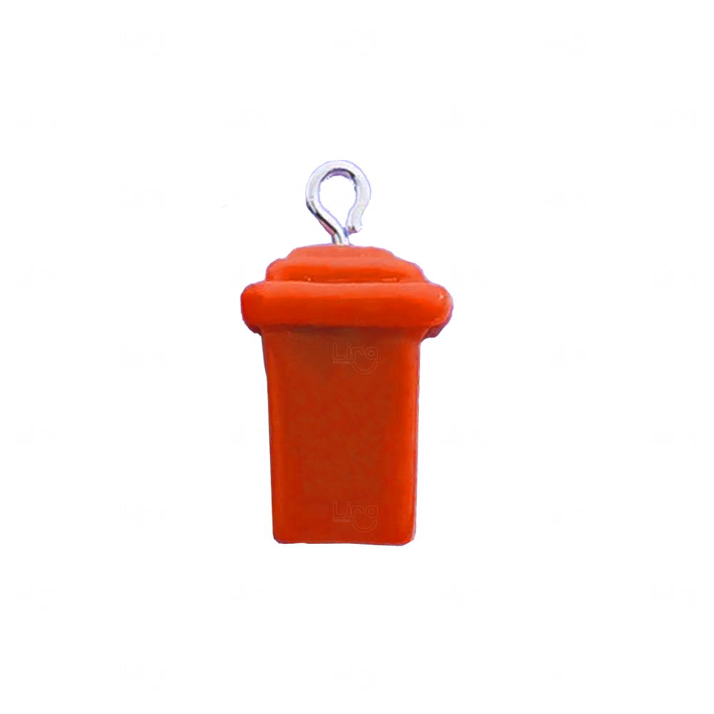 Chaveiro Lata de Lixo Personalizada 