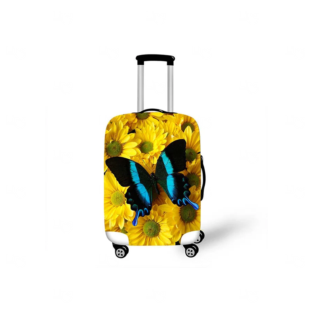 Capa de Mala de Viagem Personalizada - Tamanho G Amarelo