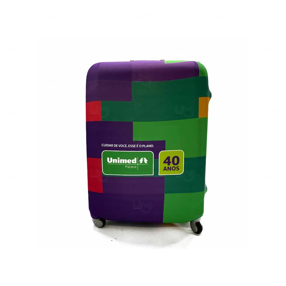 Capa de Mala de Viagem Personalizada - Tamanho G Roxo
