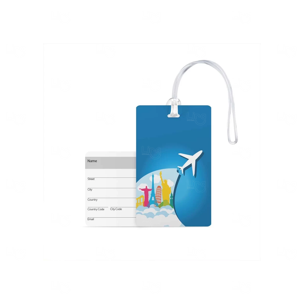 Tag de Mala Personalizada em PVC 