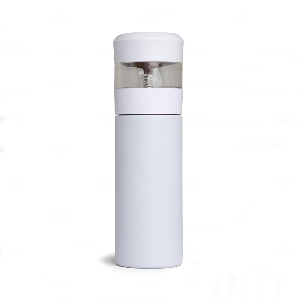 Garrafa Térmica com Infusor 350ml Personalizada Cinza